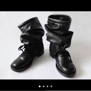 CHANEL RUNWAY COMBAT BOOTS
